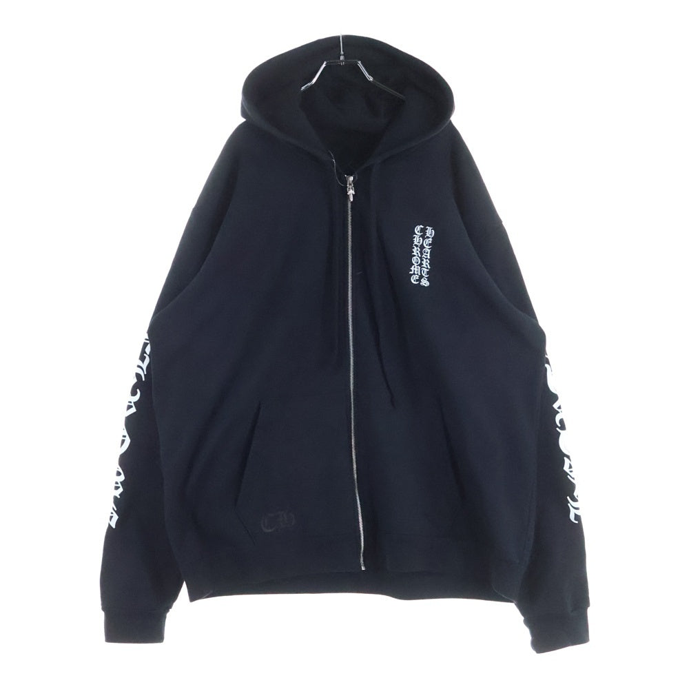 CHROME HEARTS(クロムハーツ) SWTSHRT HD ZIP アームロゴプリント