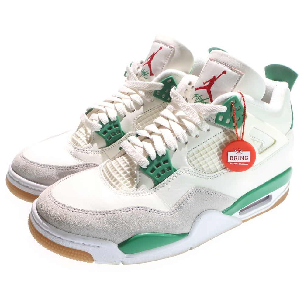 NIKE(ナイキ) AIR JORDAN 4 RETRO SP PINE GREEN エアジョーダン4 レトロ SP パイングリーン ハイカットスニーカー ホワイト/グリーン US8/26.0cm DR5415-103