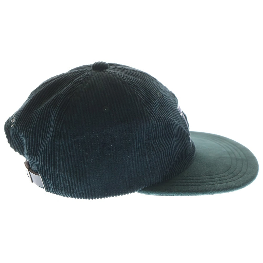 DESCENDANT(ディセンダント) LETTERED 6PANEL レタード 6パネル コーデュロイ キャップ 帽子 グリーン