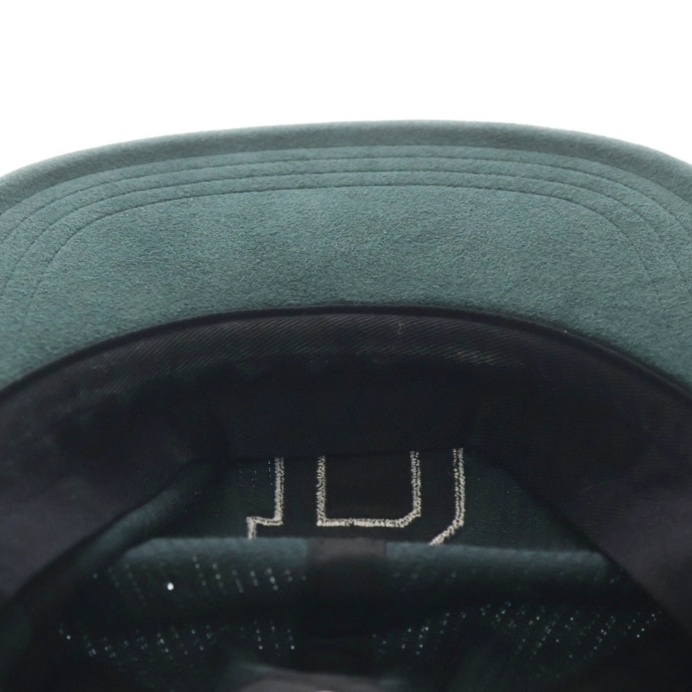 DESCENDANT(ディセンダント) LETTERED 6PANEL レタード 6パネル コーデュロイ キャップ 帽子 グリーン