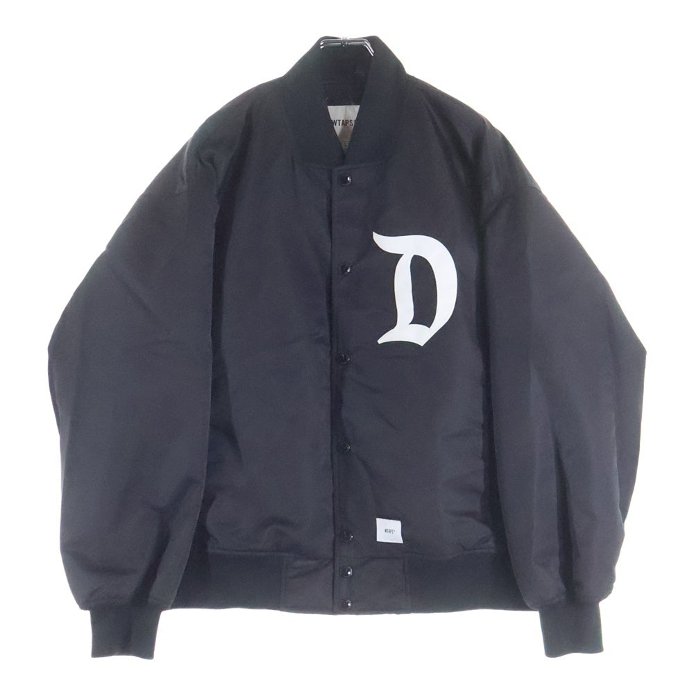 WTAPS(ダブルタップス) 23SS TEAM JACKET チームジャケット ブラック 231TQDT-JKM01