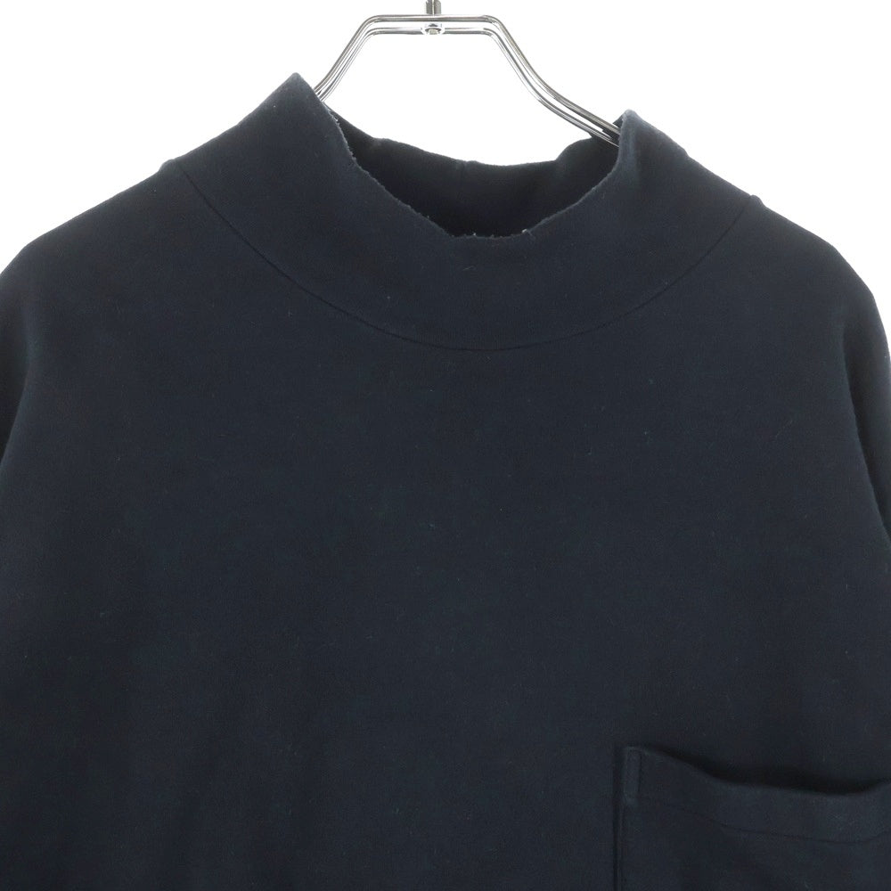 DESCENDANT(ディセンダント) TORTOISE MOCK NECK トートイスモックネック ロングTシャツ ブラック