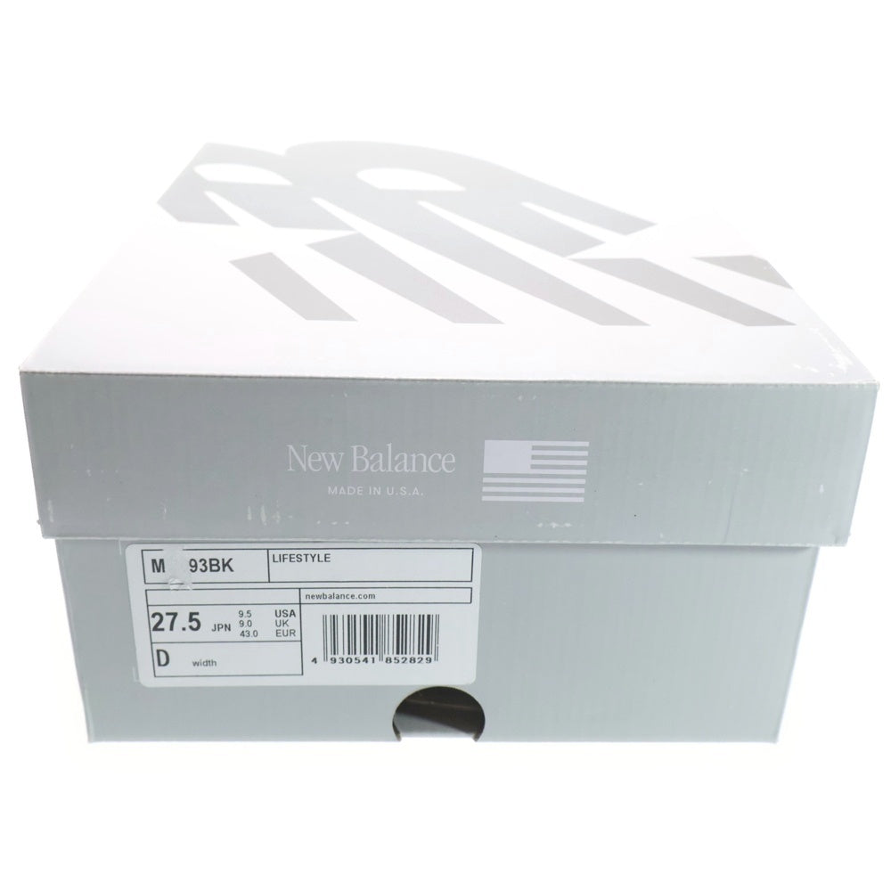 New Balance(ニューバランス) MR993BK スウェード ローカットスニーカー ブラック US9.5/27.5cm