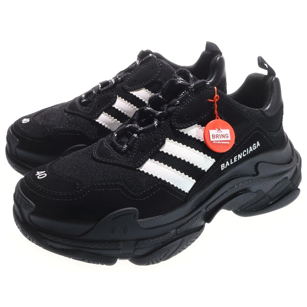 BALENCIAGA(バレンシアガ) ×adidas Triple S Sneaker アディダス トリプルS ローカットスニーカー ブラック 712821