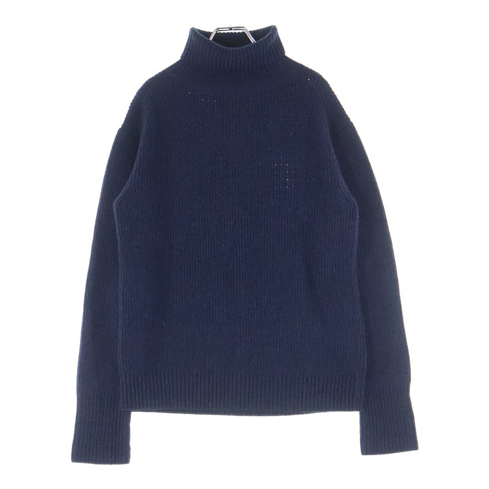 PHIGVEL(フィグベル) MIL TURTLE NECK KNIT ウールタートルネックニットセーター ネイビー PMAC-KN04