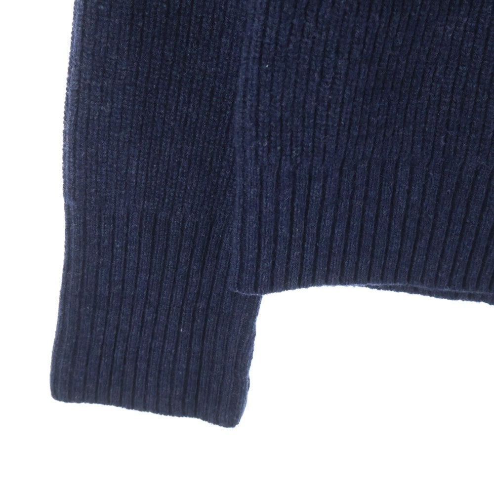 PHIGVEL(フィグベル) MIL TURTLE NECK KNIT ウールタートルネックニットセーター ネイビー PMAC-KN04