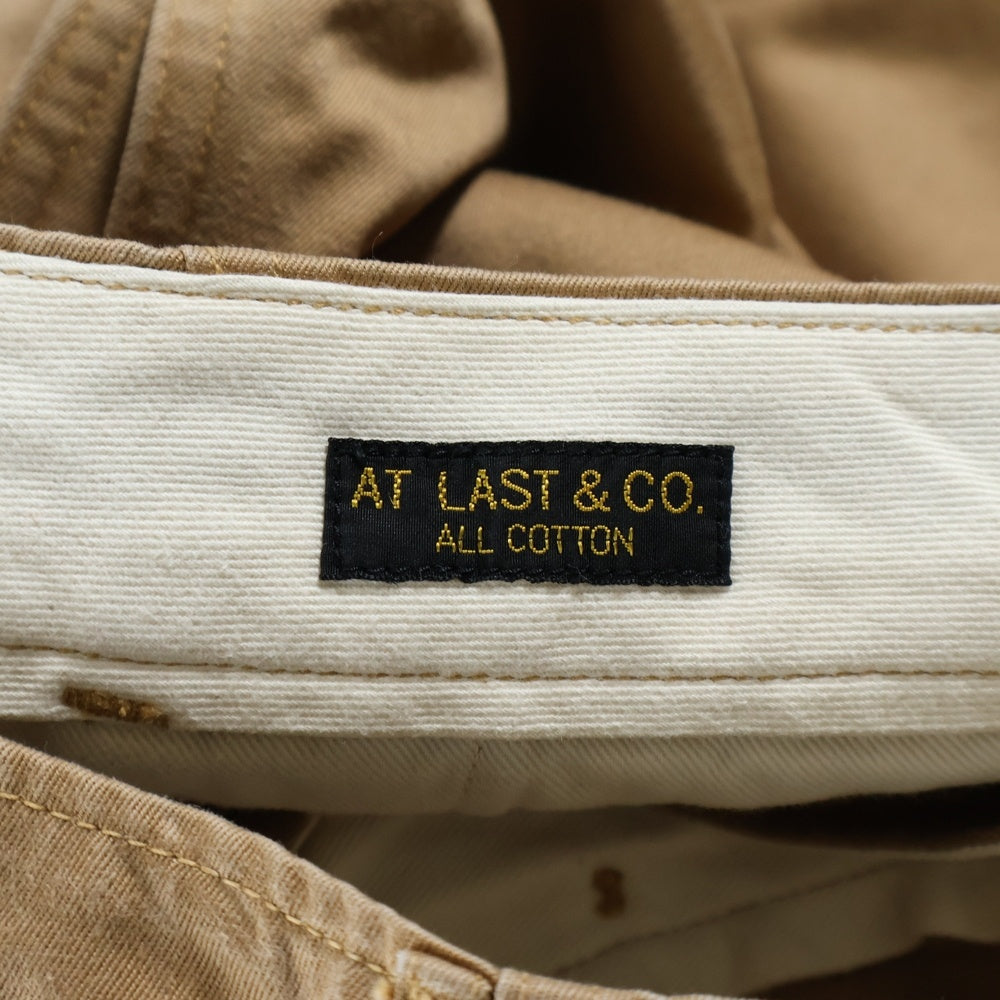 AT LAST & CO(アットラスト) CHINO WORK PANTS チノパンツ ベージュ