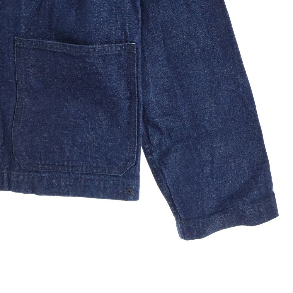 AT LAST & CO(アットラスト) SHAWL COLLAR COVERALL デニムショールカバーオールジャケット インディゴ