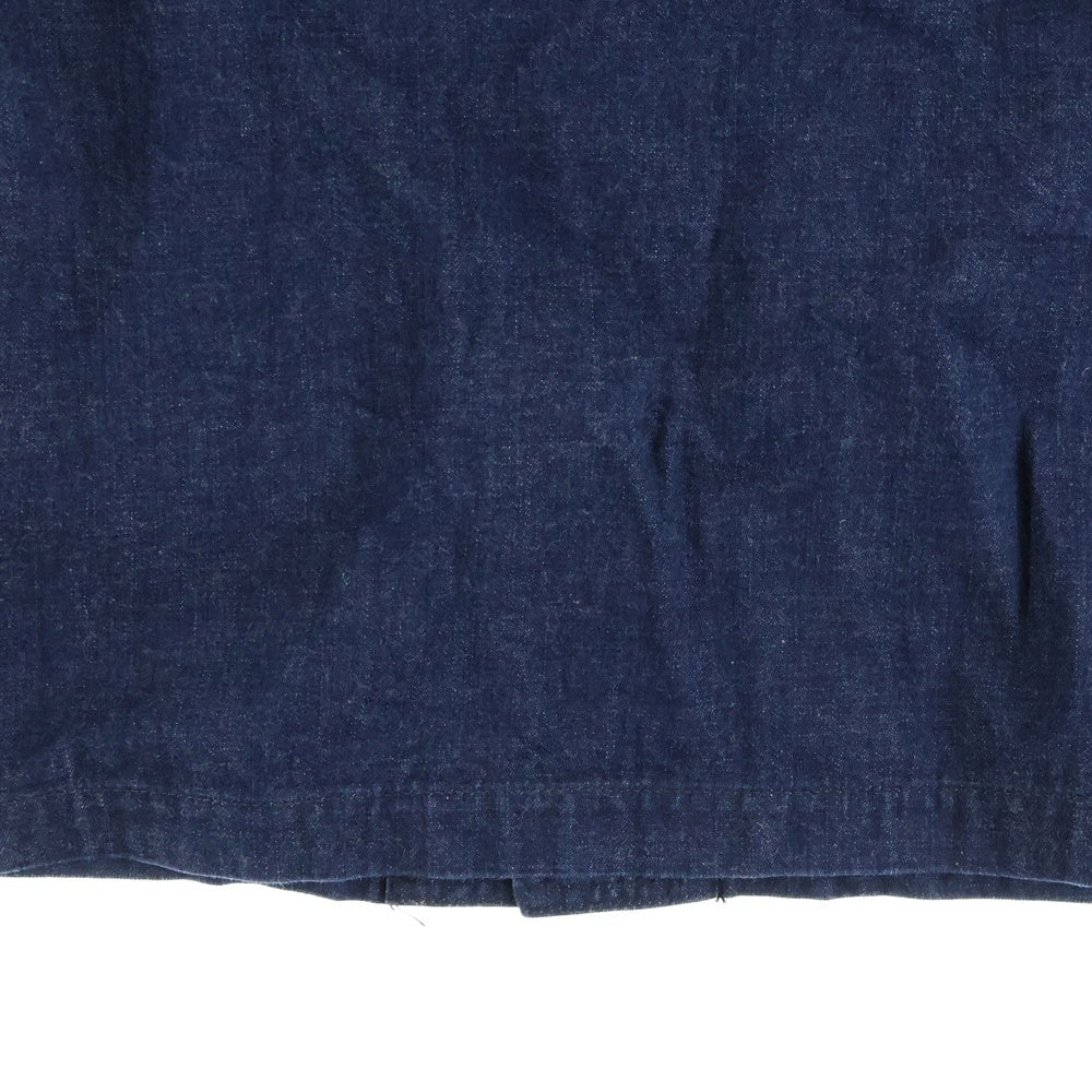 AT LAST & CO(アットラスト) SHAWL COLLAR COVERALL デニムショールカバーオールジャケット インディゴ