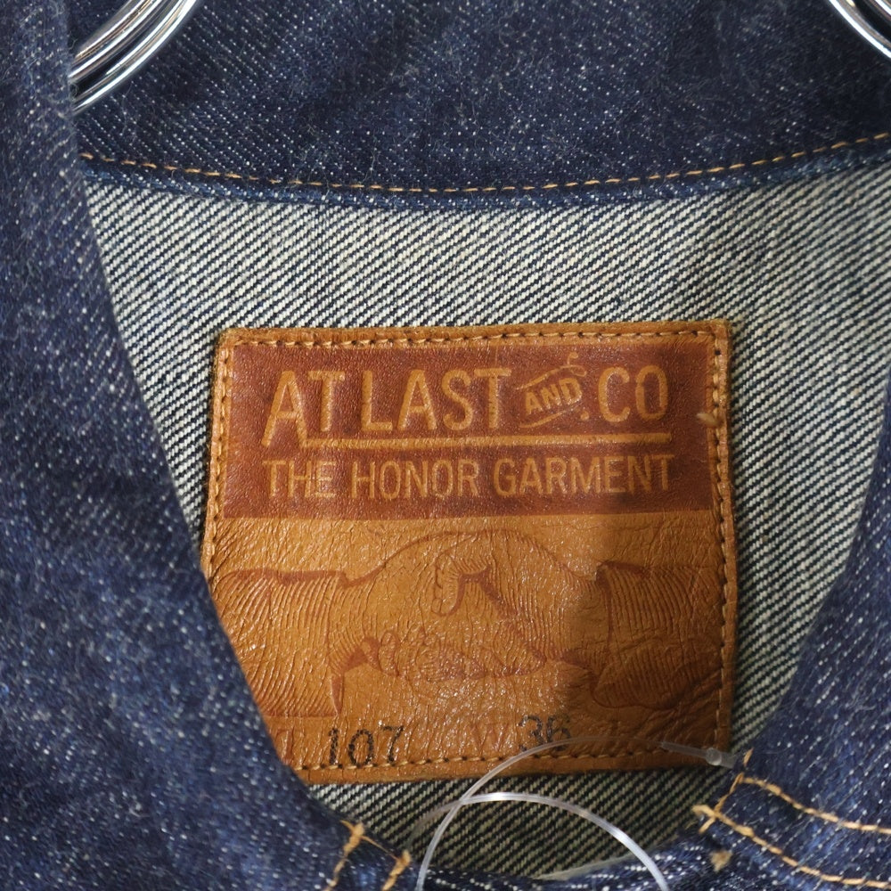 AT LAST & CO(アットラスト) LOT107 DENIM JACKET デニムジャケット インディゴ
