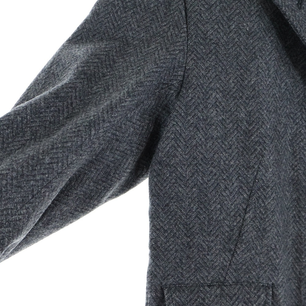 OLD JOE(オールドジョー) Tweed Sack Jacket リネン混紡ウール ツイードサック テーラードジャケット グレー 162-JK01