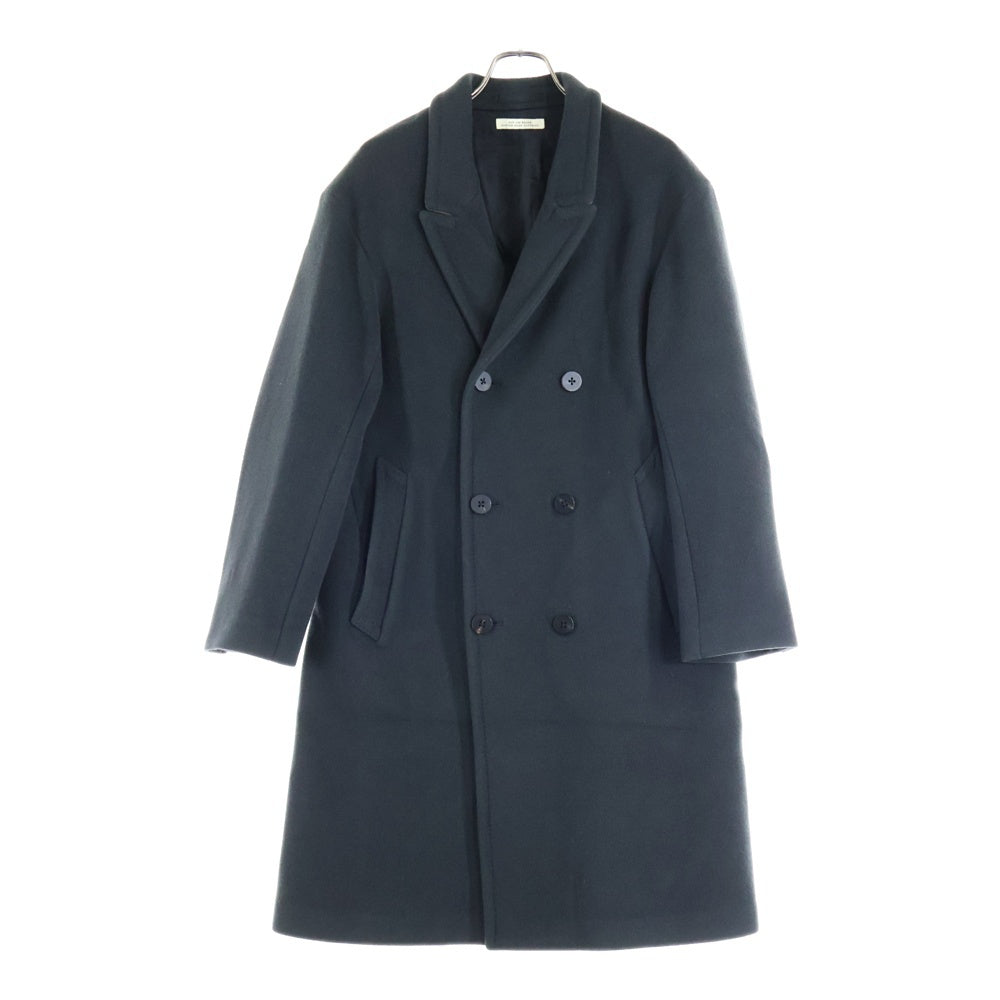 OLD JOE(オールドジョー) BEAVER CLOTH DOUBLE BREASTED COAT ビーバークロス ダブルブレスト カシミヤ混 ウールロングコート ブラック 172JK11