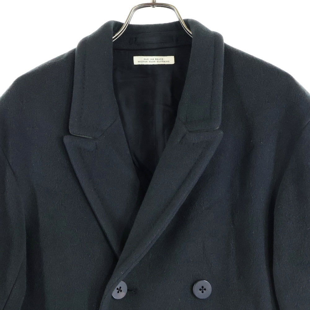 OLD JOE(オールドジョー) BEAVER CLOTH DOUBLE BREASTED COAT ビーバークロス ダブルブレスト カシミヤ混 ウールロングコート ブラック 172JK11