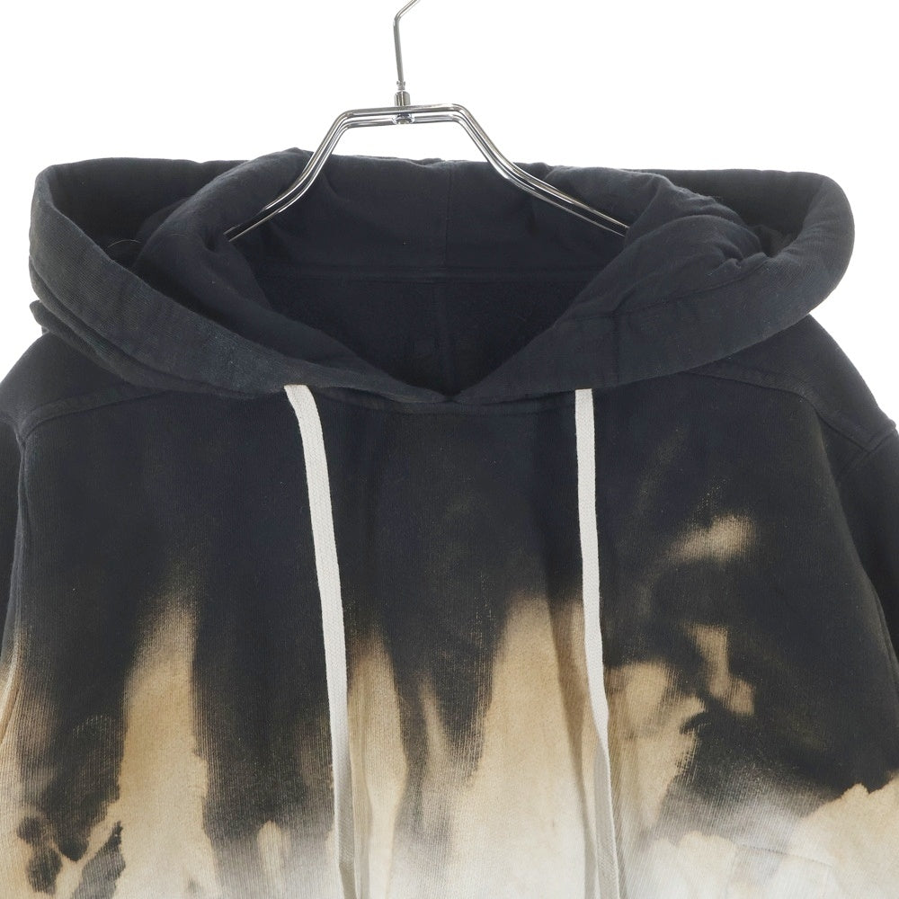 DRKSHDW(ダークシャドウ) 24AW Sun Cropped Hoodie クロップド プルオーバースウェットパーカー フーディー ブラック DS02D2222-FSUN