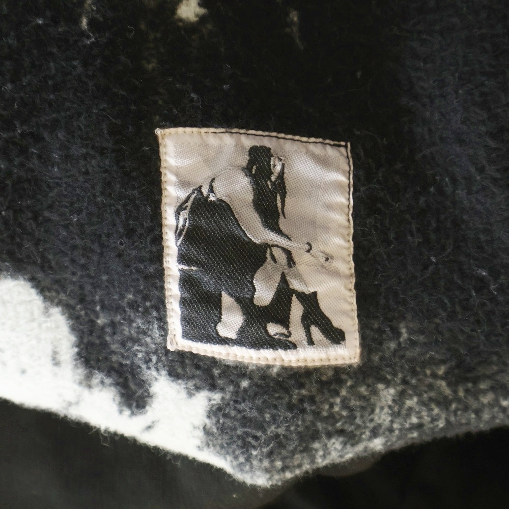 DRKSHDW(ダークシャドウ) 24AW Sun Cropped Hoodie クロップド プルオーバースウェットパーカー フーディー ブラック DS02D2222-FSUN