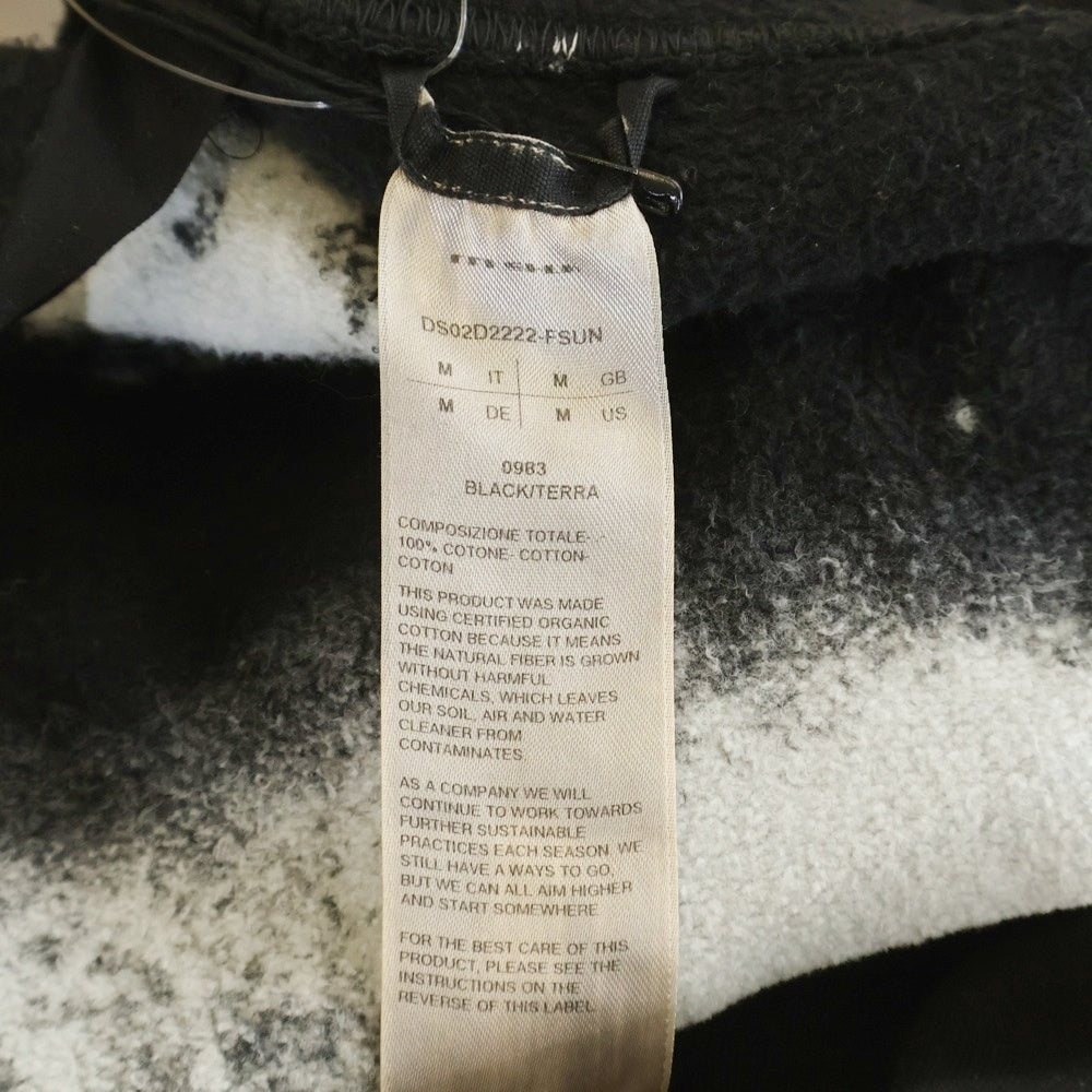 DRKSHDW(ダークシャドウ) 24AW Sun Cropped Hoodie クロップド プルオーバースウェットパーカー フーディー ブラック DS02D2222-FSUN