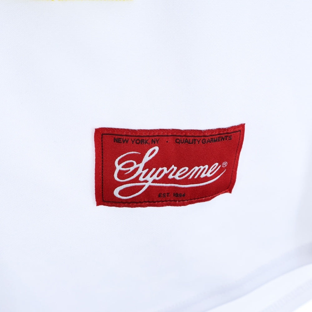 SUPREME(シュプリーム) 24AW Alpha Omega Baseball Jersey アルファオメガ ベースボール 半袖シャツ ホワイト