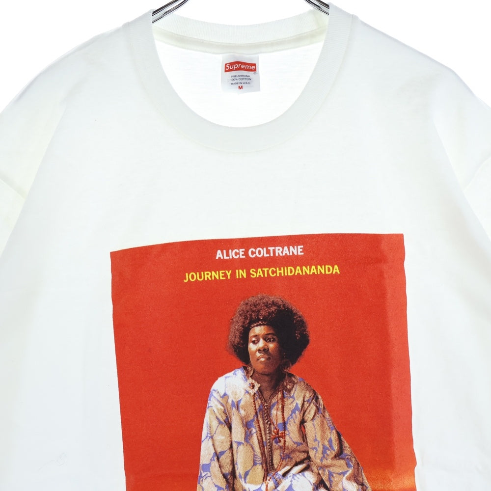 SUPREME(シュプリーム) 24SS ×Alice Coltrane Satchidananda Tee アリス コルトレーン サッチダーナンダ 半袖Tシャツ カットソー ホワイト