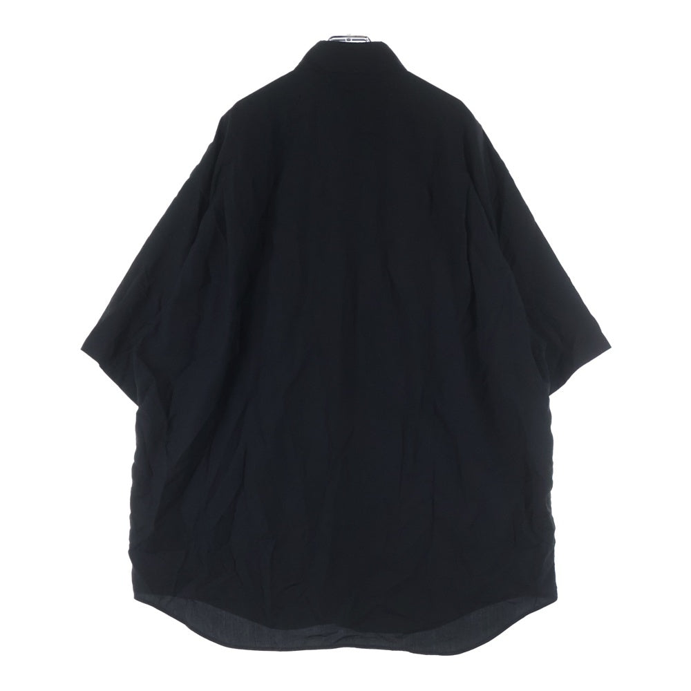 BALENCIAGA(バレンシアガ) Large Fit Shirt シャドーロゴ オーバーサイズ 半袖シャツ ブラック 681702 TLM16