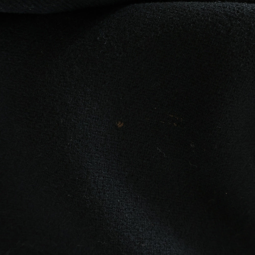 NO BRAND(ノーブランド) GALERIE VIE(ギャルリー ヴィー) メルトンウールピーコート ブラック