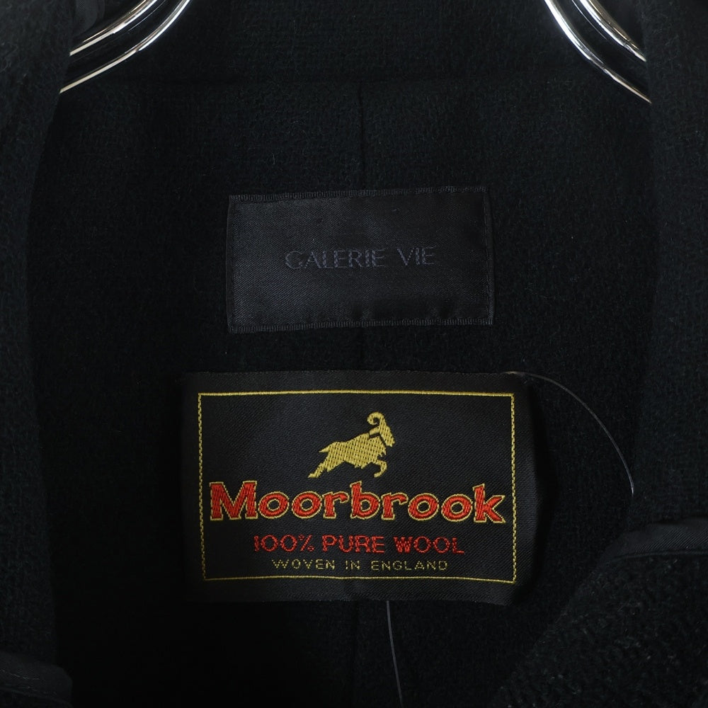 NO BRAND(ノーブランド) GALERIE VIE(ギャルリー ヴィー) メルトンウールピーコート ブラック