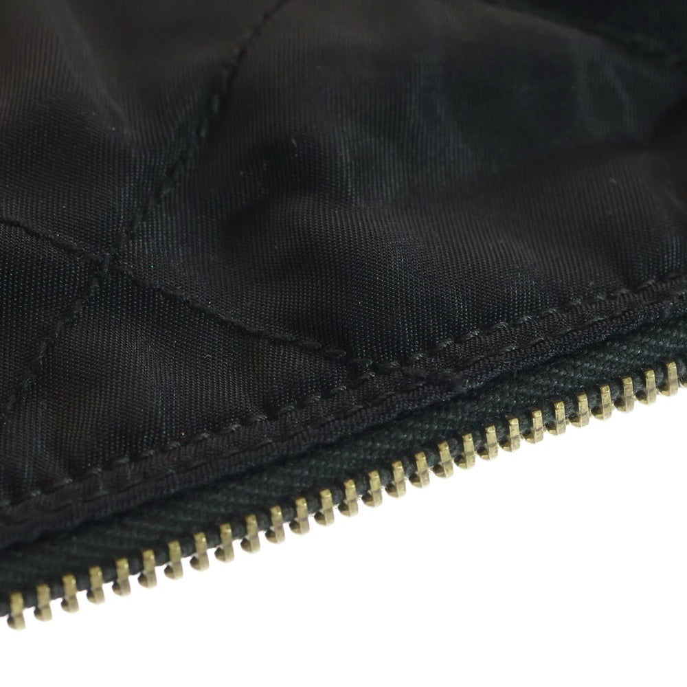 PRADA(プラダ) トライアングルロゴ ナイロン チェーン バッグ ブラック レディース