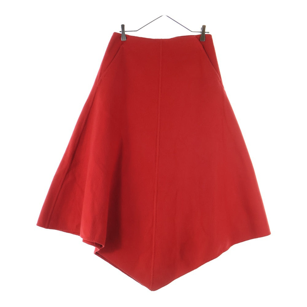 LOUIS VUITTON(ルイヴィトン) カシミヤ ロングスカート レディース レッド
