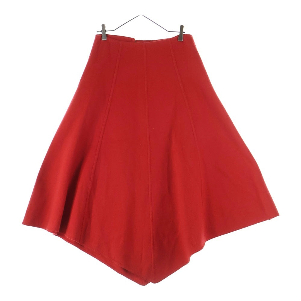 LOUIS VUITTON(ルイヴィトン) カシミヤ ロングスカート レディース レッド