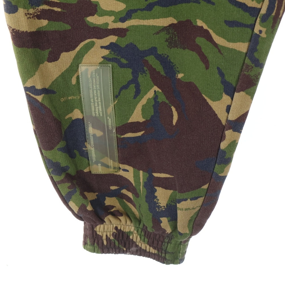 OFF-WHITE(オフホワイト) 18SS Camouflage Sweatpants カモフラージュ 迷彩スウェットパンツ カーキ OMCH007S18600022