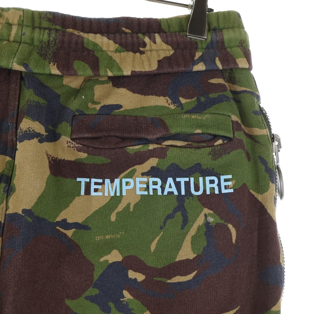 OFF-WHITE(オフホワイト) 18SS Camouflage Sweatpants カモフラージュ 迷彩スウェットパンツ カーキ OMCH007S18600022