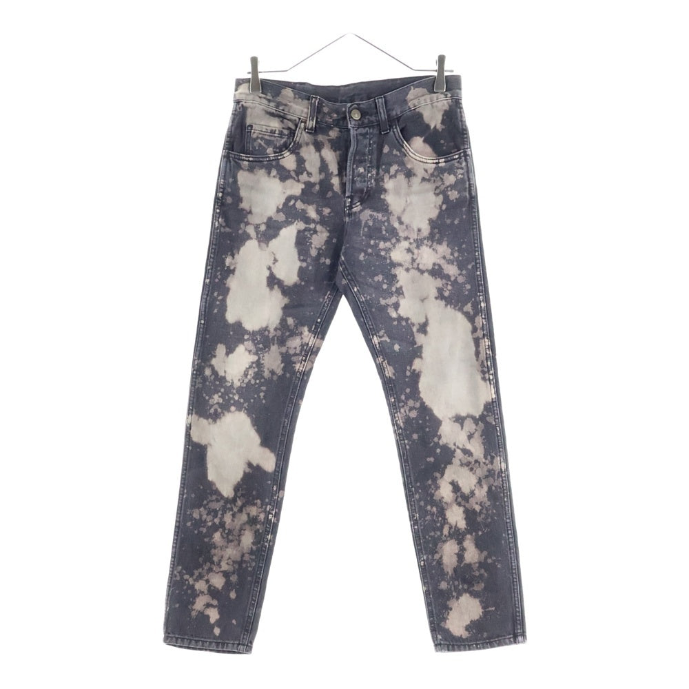 GUCCI(グッチ) 17SS Tie Die Deinm Pants タイダイ ブリーチ加工デニムスキニーパンツ グレー 408637 XD548