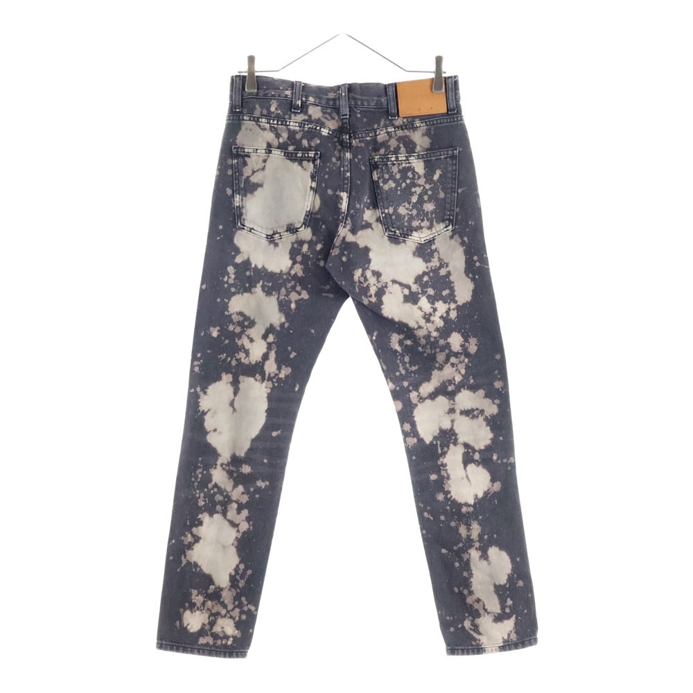 GUCCI(グッチ) 17SS Tie Die Deinm Pants タイダイ ブリーチ加工デニムスキニーパンツ グレー 408637 XD548