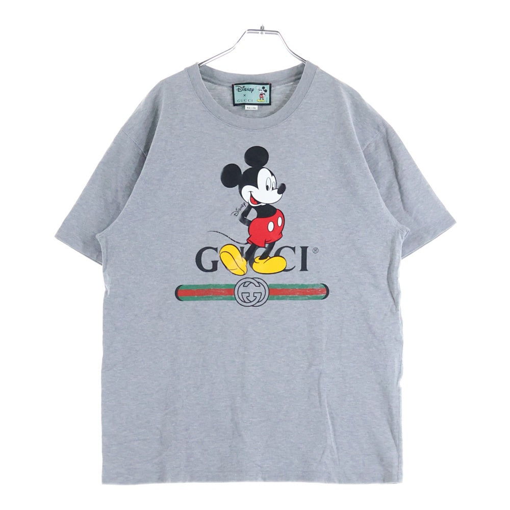 GUCCI グッチ Disney ミッキーマウス ロゴ プリント Tシャツ GUCCI(グッチ) 20SS ×Disney Mickey Mouse T-Shirt ディズニー