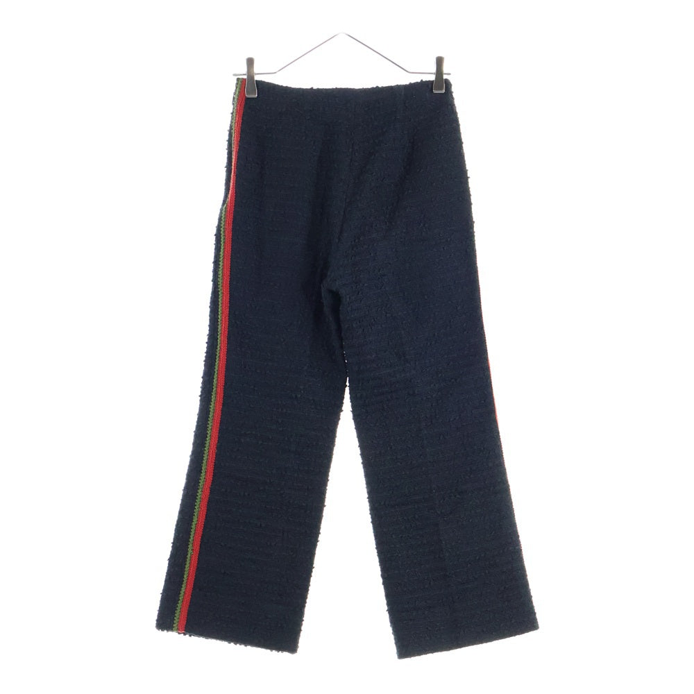 GUCCI(グッチ) Tweed Trousers ツイード トラウザーズパンツ ブラック 718293 ZAA0O
