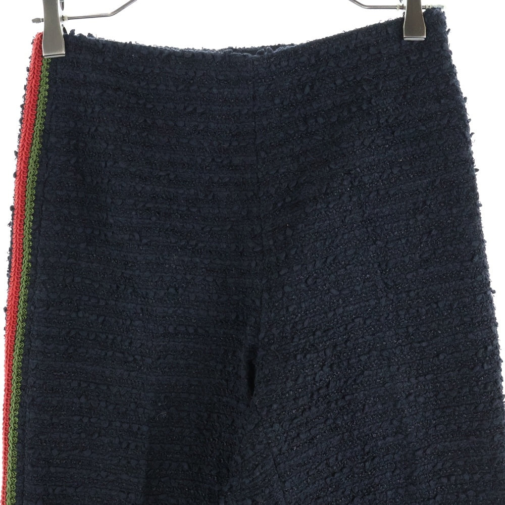 GUCCI(グッチ) Tweed Trousers ツイード トラウザーズパンツ ブラック 718293 ZAA0O