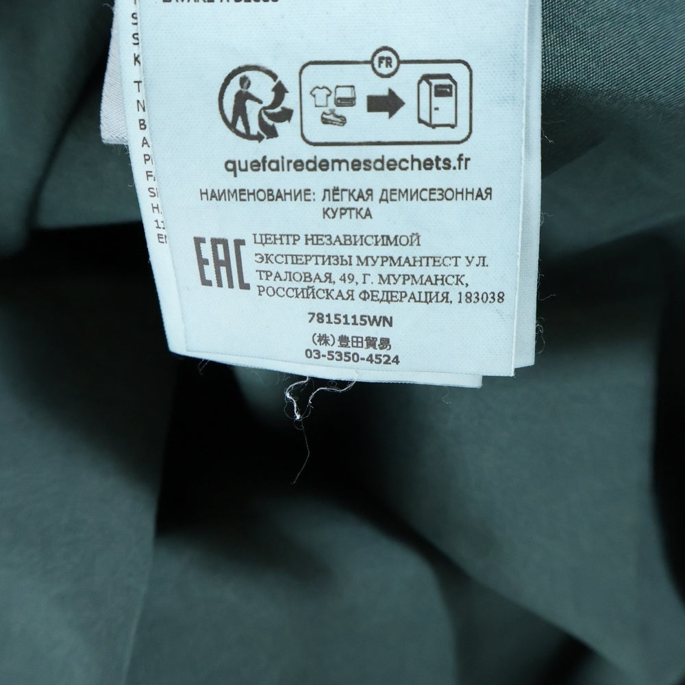 STONE ISLAND(ストーンアイランド) Overshirt ロゴワッペン ウォッシュド加工 長袖シャツ グリーン 7815115WN