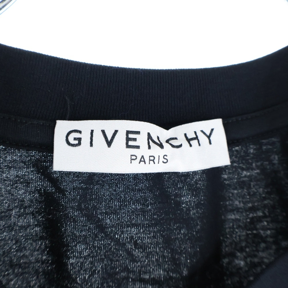 GIVENCHY(ジバンシィ) 18SS Rottweiler T-Shirt ロットワイラー ドッグプリント半袖Tシャツ ブラック BM705L3Y1P