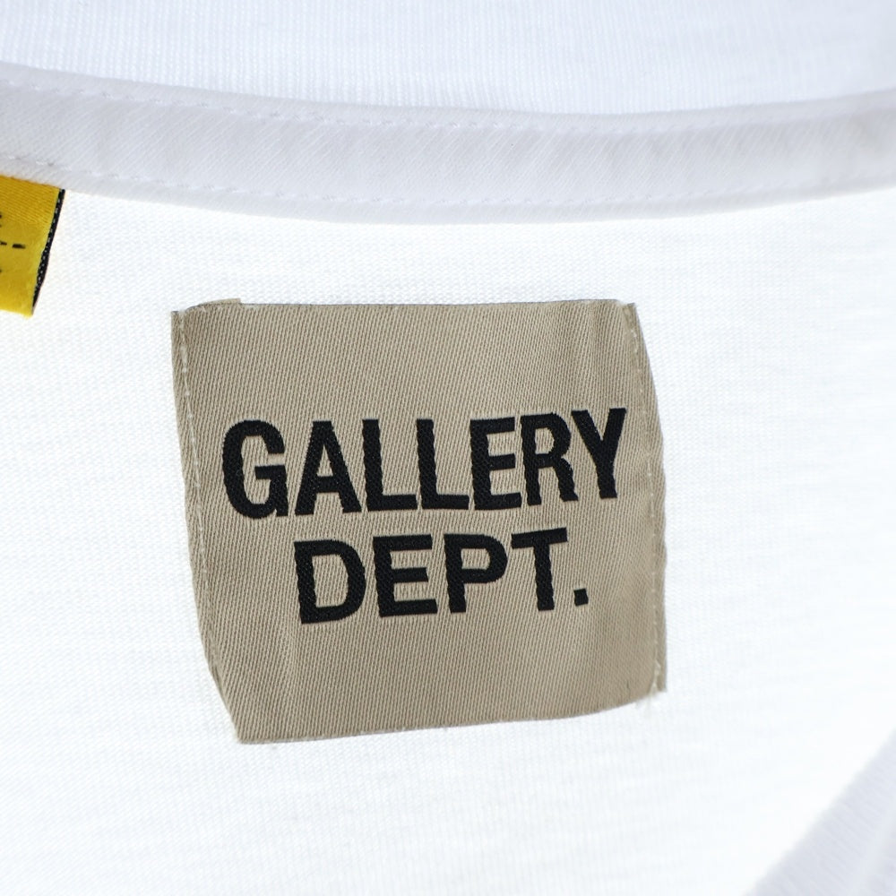 GALLERY DEPT.(ギャラリーデプト) Souvenir T-Shirt ロゴプリント半袖Tシャツ ホワイト