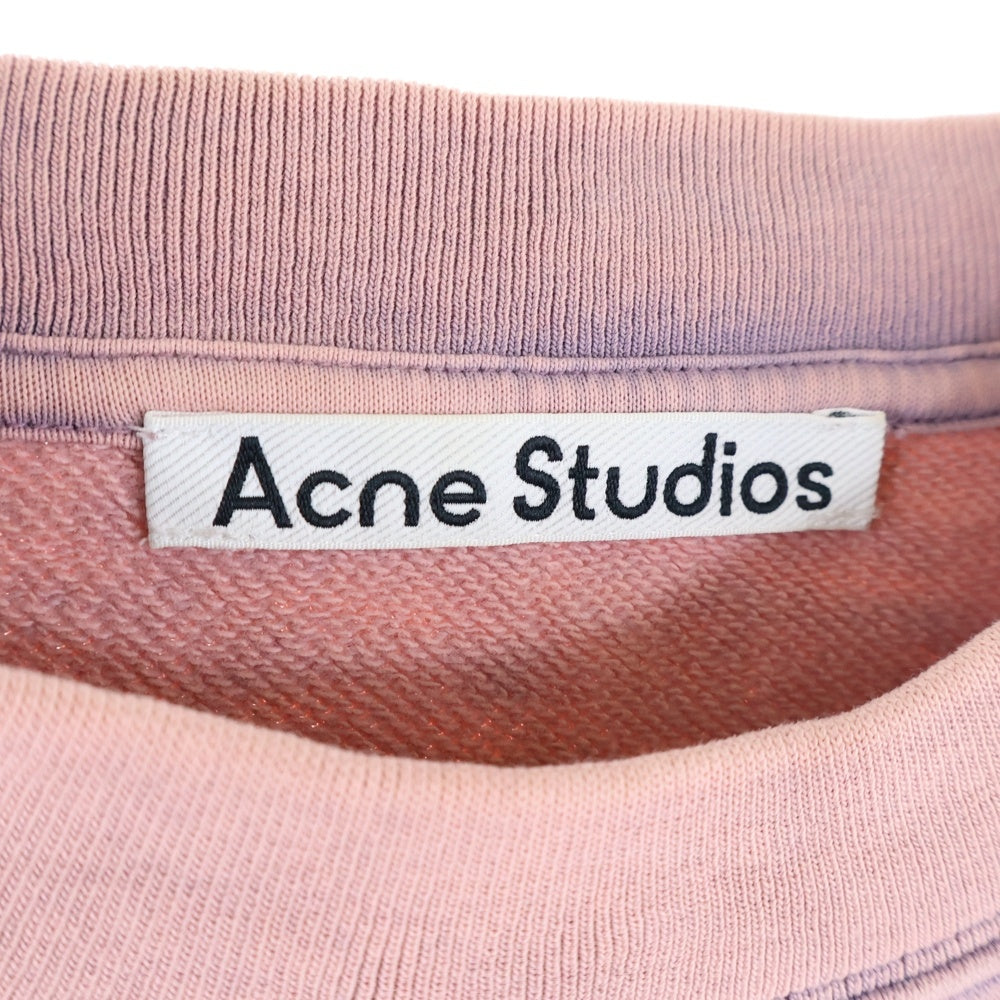 Acne Studios(アクネ ストゥディオズ) Sweatshirt クルーネックスウェットトレーナー ピンク AI0141-