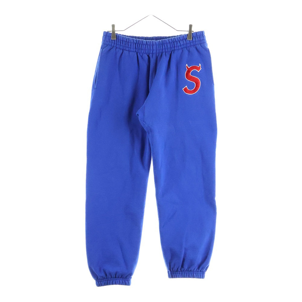 SUPREME(シュプリーム) 22AW S Logo Hooded Sweatpants Sツノロゴ スウェットパンツ ブルー