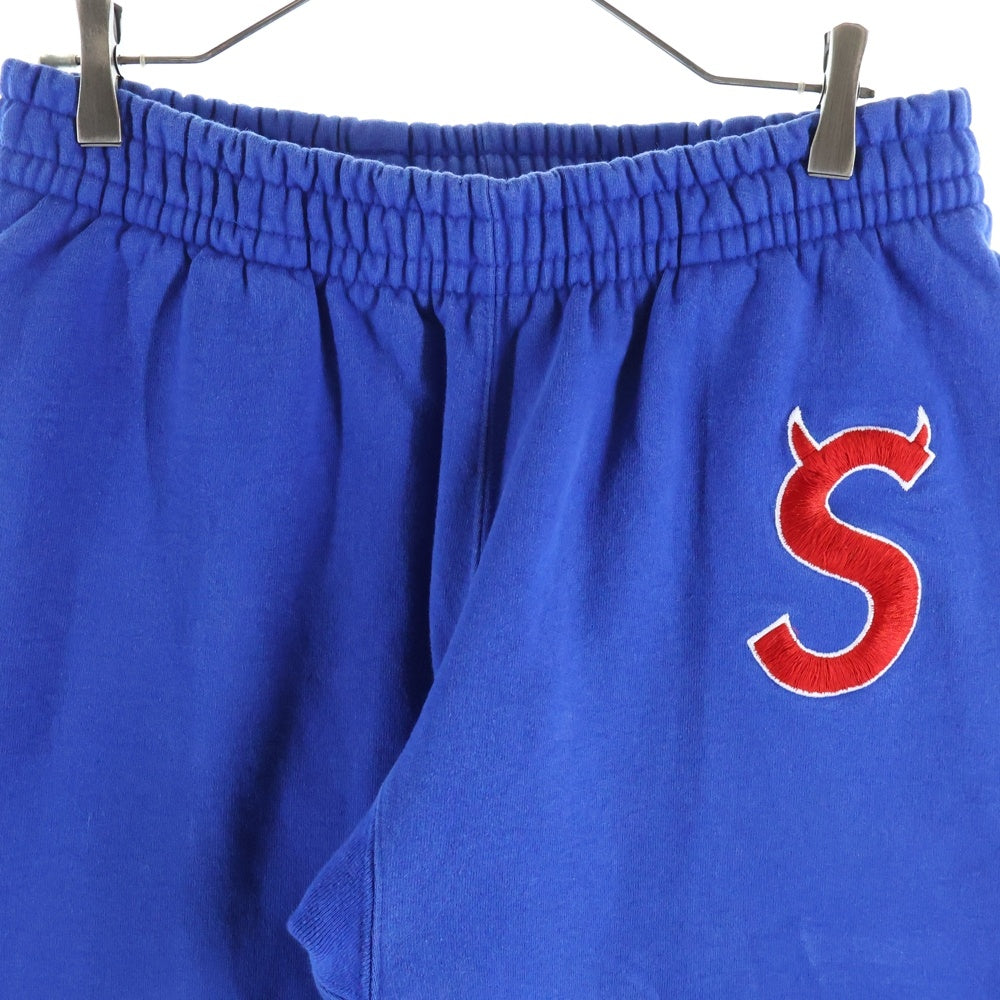 SUPREME(シュプリーム) 22AW S Logo Hooded Sweatpants Sツノロゴ スウェットパンツ ブルー