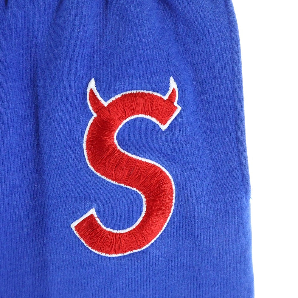 SUPREME(シュプリーム) 22AW S Logo Hooded Sweatpants Sツノロゴ スウェットパンツ ブルー