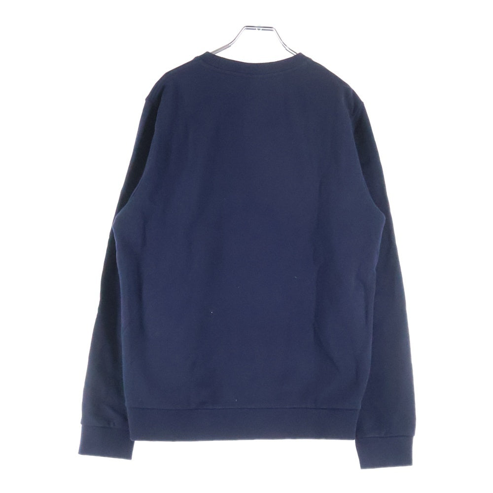 LACOSTE(ラコステ) フロントロゴ刺繍 クルーネックスウェット ネイビー SH388E