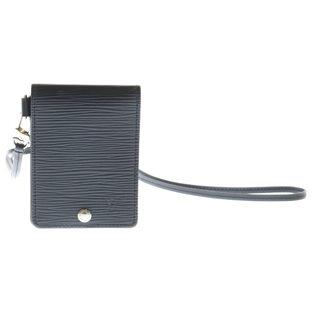 LOUIS VUITTON(ルイヴィトン) ポルトカルトID バンドリエール エピ カードケース ブラック M60082