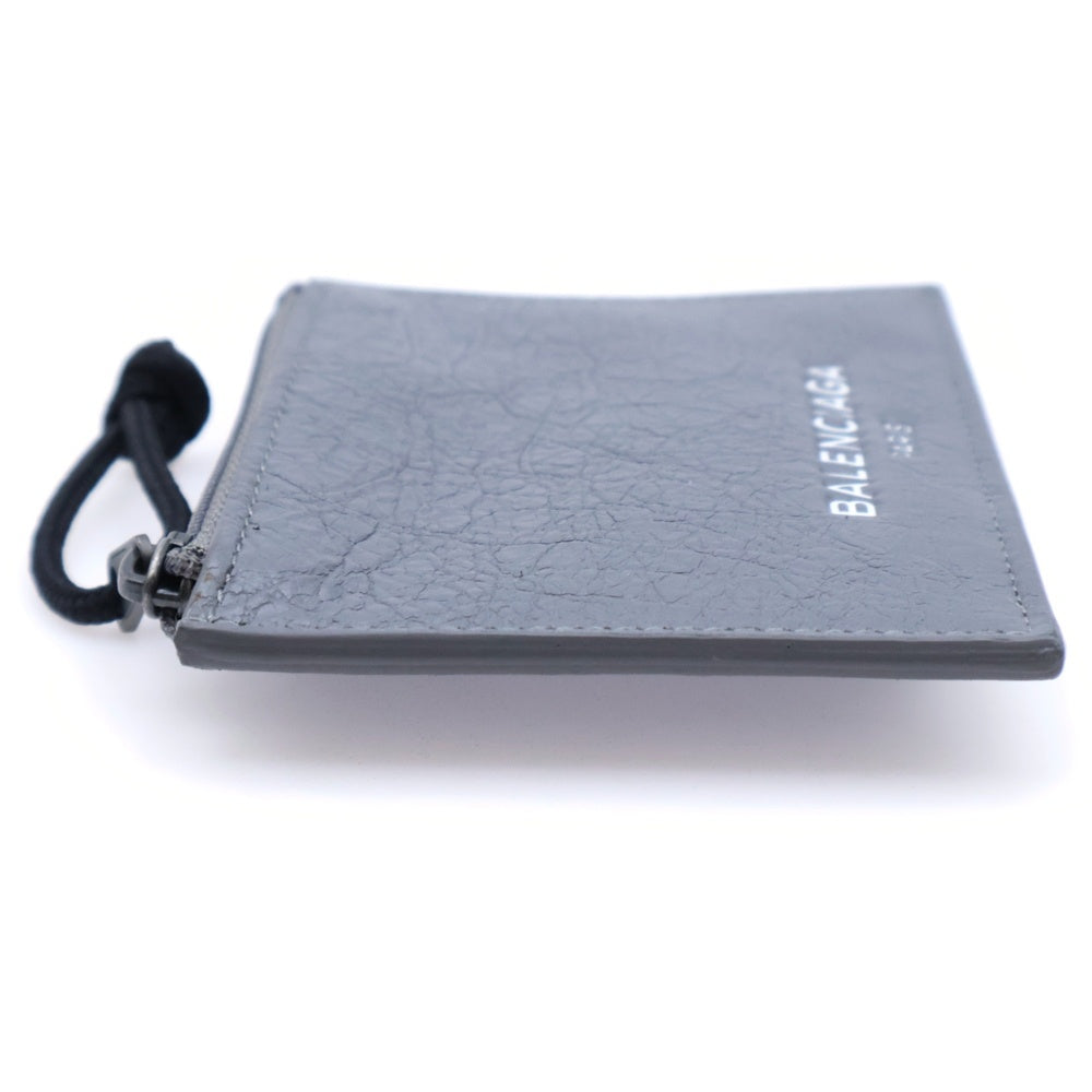 BALENCIAGA(バレンシアガ) Explorer Leather Card Case エクスプローラー レザーカードケース ミニウォレット 財布 グレー 505107