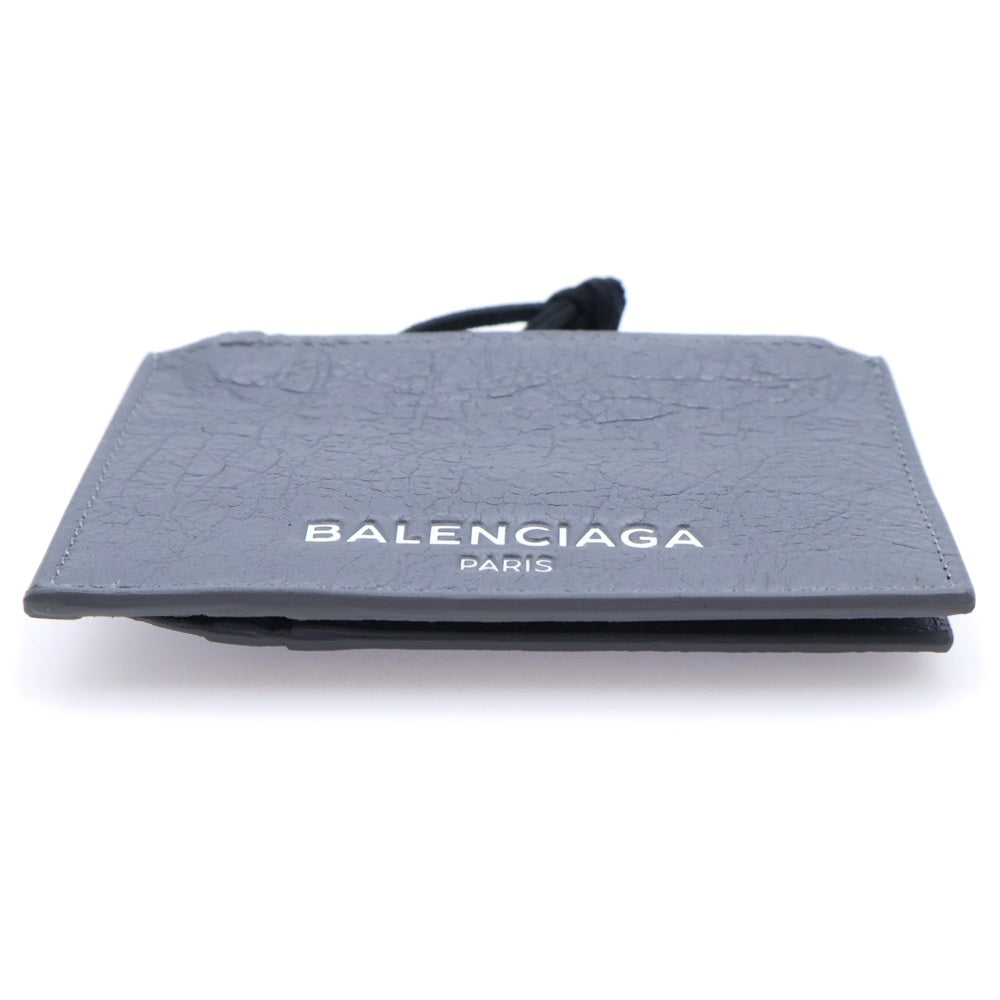 BALENCIAGA(バレンシアガ) Explorer Leather Card Case エクスプローラー レザーカードケース ミニウォレット 財布 グレー 505107