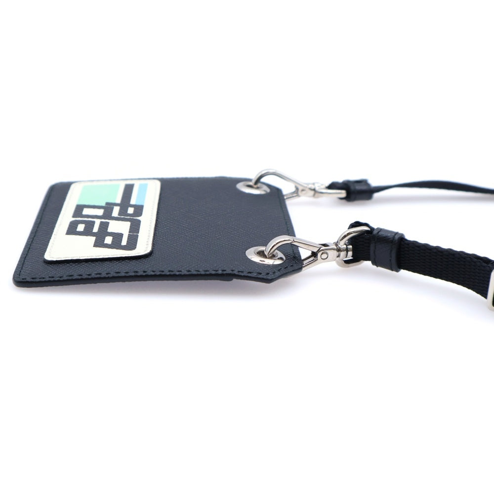 PRADA(プラダ) Saffiano Leather ID Case サフィアーノ レザーIDケース ブラック 1MC044