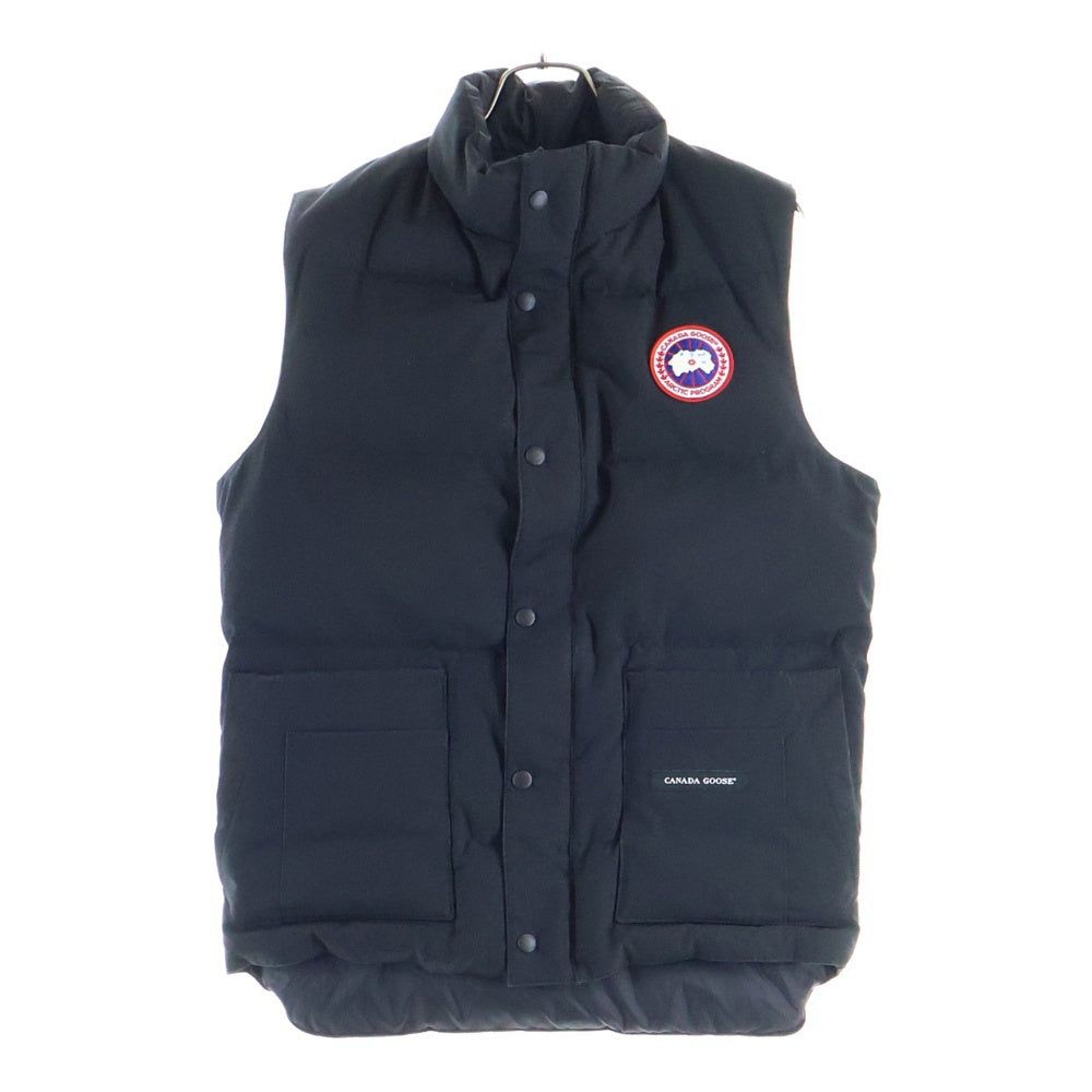 CANADA GOOSE(カナダグース) FREESTYLE VEST フリースタイルベスト ロゴワッペン ダウンベスト ブラック 4150M