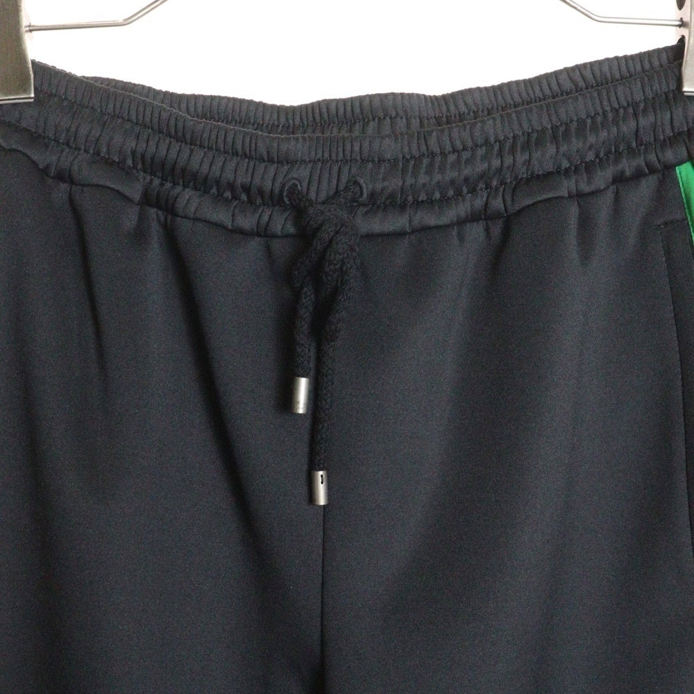 BALENCIAGA(バレンシアガ) Light Neoprane Jogging Pant ライトネオプレン ジョギングパンツ サイドラインスウェットパンツ ブラック 715186 XJETG