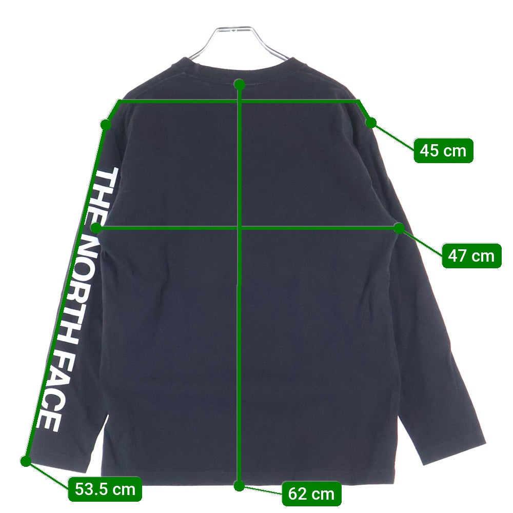 THE NORTH FACE(ザノースフェイス) TESTED PROVEN TEE テステッドプルーブン 長袖Tシャツ ブラック NT82032